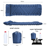 Matelas pneumatique E-RIKE 194*60*7cm en nylon 40D TPU, matelas gonflable pour le camping en plein air, randonnée, tapis de couchage ultraléger