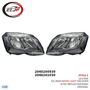 CZJF 12V55W halógeno B/M/C Reflector Bowl faros originales para <span class=keywords><strong>Mercedes</strong></span> Benz <span class=keywords><strong>GLK</strong></span> W204 2013 2014 <span class=keywords><strong>2015</strong></span> 2048200939 2048201039 - Product Image 2