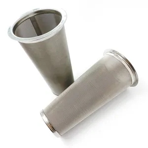 不锈钢冷冲泡咖啡过滤器，用于玻璃罐宽口茶过滤器，金属茶咖啡过滤器