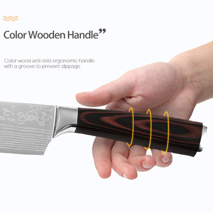 Xingye-Juego <span class=keywords><strong>de</strong></span> cuchillos <span class=keywords><strong>de</strong></span> cocina <span class=keywords><strong>de</strong></span> alta calidad, juego <span class=keywords><strong>de</strong></span> cuchillos <span class=keywords><strong>de</strong></span> <span class=keywords><strong>Chef</strong></span> clásico afilado 7cr17 con patrón <span class=keywords><strong>de</strong></span> Damasco <span class=keywords><strong>de</strong></span> acero inoxidable, 6 uds. - Product Image 5