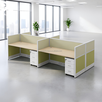 Table de bureau modulaire avec cloisons, postes de travail pour centre d'appels et bureaux BPO