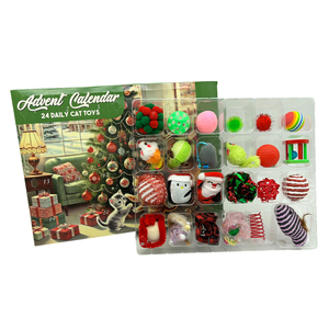 <span class=keywords><strong>Calendario</strong></span> de <span class=keywords><strong>Adviento</strong></span> Navideño de 24 Días con Juguetes Vacíos para <span class=keywords><strong>Gatos</strong></span>, Golosinas para Perros, Laminación Mate en Relieve, <span class=keywords><strong>Calendario</strong></span> Navideño de 24 Días para Mascotas - Product Image 6