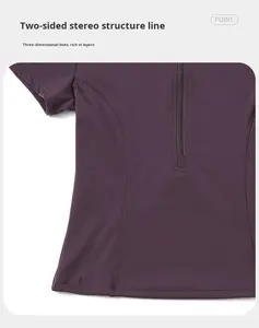 Veste de sport respirante et légère pour femmes grandes tailles, veste de yoga, séchage rapide, protection solaire, veste de course ajustée - Product Image 6