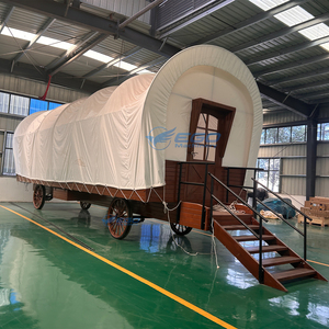 En gros, Chariot de tente extérieur en bois pour transport spécial de tentes de fête et de charrettes à chevaux - Product Image 2