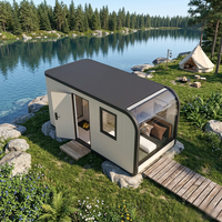 Maison de glamping moderne multi-pièces, respirante et résistante à la neige, pour site de camping alpin, hôtel