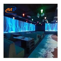 Projection 3D interactive d'intérieur pour les hôtels, les restaurants Expérience immersive du mur Équipement publicitaire immersif