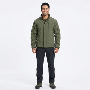 Veste Softshell Tactique Légère OEM Coupe-Vent Chaude pour Homme – Idéale pour l'Extérieur et les Activités Hivernales - Product Image 1