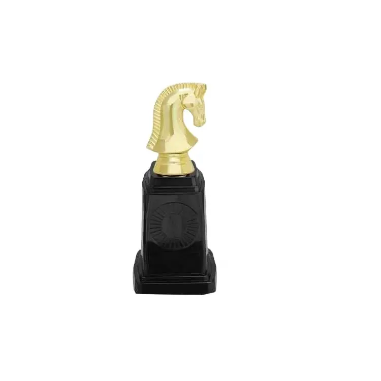 Plastic Chess Horse Head Award Trophäe