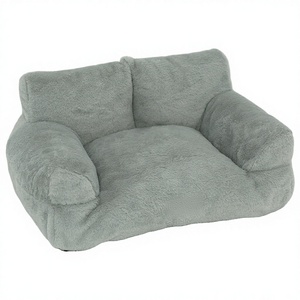 Lit pour animaux de compagnie en flanelle douce, luxe, chaud et confortable, pour l'hiver et l'été, amovible, lavable, plusieurs tailles, marque privée - Product Image 2