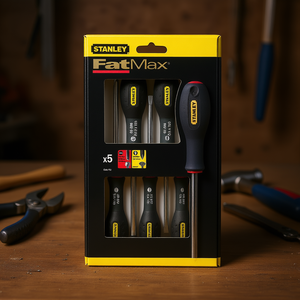 Jeu de tournevis Stanley FatMax 5 pièces Ph2 X125 Sl5 X100 4X100 5X150 4X100 - Product Image 3