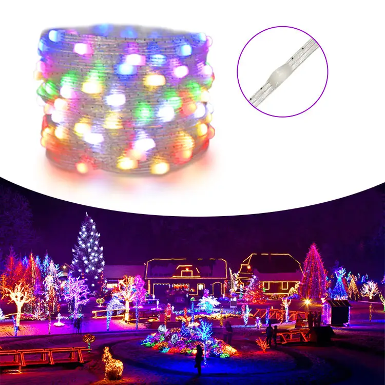 Full Color Ws2811 Strip Programmeerbare Kerst Decoratieve Outdoor Rgb Point 5V 12V Micro Pixel Led String Light