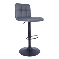Chaise de bar pivotante et relevable de luxe moderne, réglable, durable, écologique, avec base en métal, pour restaurant, bar, mobilier de bar, maison, hôtel