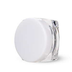 1g 3g 5g 10g Empty Plastic Square Nail Jar Cosmetic Powder Packaging Container