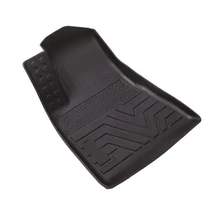 适用于2023特斯拉的全天候硅胶3D汽车垫3型定制汽车地板垫3型行李箱垫配件