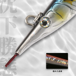 Hunthouse <span class=keywords><strong>3D</strong></span> ojos ABS plástico gran aguja palo Jerkbait pesca Wobblers hundimiento lápiz duro señuelo de pesca - Product Image 4