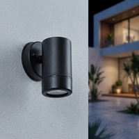 Lampu Dinding LED Silinder IP54 Bahan PC Plastik Tahan UV Garansi 3 Tahun untuk Koridor Hotel, Lorong, Tangga, Penerangan Tepi Pantai