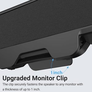 Inwa Wired Computer <b>Sound</b> Bar for V2.0 for Glass Cabinet AirPlay Support 10-30W Power Remote Control Laptop Desktop - Product Image 5