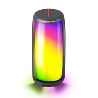 Altavoz Portátil Hopestar P49 de 10W con Bluetooth, Resistente al Agua IP67, Luz RGB, Sonido Estéreo TWS 360 °   Altavoz Inalámbrico para Exteriores con Sonido Envolvente