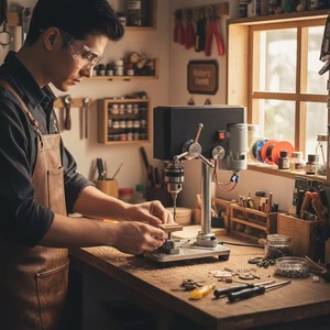 Mini <span class=keywords><strong>perceuse</strong></span> de table transfrontalière la plus vendue, micro <span class=keywords><strong>perceuse</strong></span> de table, <span class=keywords><strong>perceuse</strong></span> <span class=keywords><strong>à</strong></span> petits trous, <span class=keywords><strong>perceuse</strong></span> de précision pour le meulage - Product Image 4