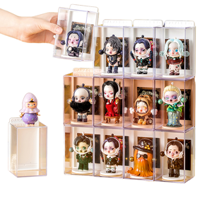 Vitrine de présentation rectangulaire en acrylique transparent brillant à fixer au mur, protection anti-poussière, pour figurines d'<span class=keywords><strong>action</strong></span>, jouets, objets de collection - Product Image 1