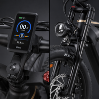 Vélo électrique à pneus larges en alliage d'aluminium EB-P2 de 26 pouces, 52V23Ah, charge maximale 200 kg, usine de vélos électriques aux États-Unis, au Canada, en Allemagne, en Pologne et à l'étranger