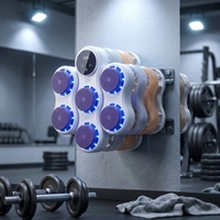 Machine d'entraînement de boxe électronique intelligente sans fil, murale, légère, avec 6 lumières pour enfants et adultes, marque QFH