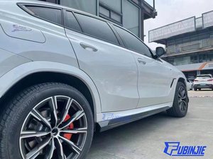 Minigonne laterali in vera fibra di carbonio stile LD di alta qualità per <span class=keywords><strong>BMW</strong></span> G06 <span class=keywords><strong>X6</strong></span> 2020+ - Product Image 3