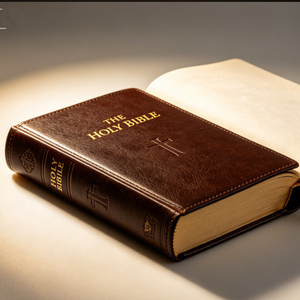 <span class=keywords><strong>Bible</strong></span> de luxe imprimée – <span class=keywords><strong>Bible</strong></span> KJV Premium à caractères géants en anglais – Impression de livre biblique avec dorure à chaud - Product Image 3
