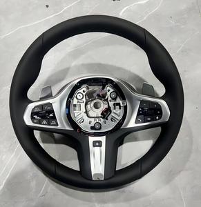 อุปกรณ์ตกแต่งรถยนต์ พวงมาลัยหุ้มหนังแท้ เหมาะสำหรับ <span class=keywords><strong>BMW</strong></span> <span class=keywords><strong>G10</strong></span> G20 G30 - Product Image 5