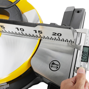 LUXTER Sega a Nastro <span class=keywords><strong>Professionale</strong></span> da 255mm 1800W con Trasmissione a Cinghia, Sega <span class=keywords><strong>Troncatrice</strong></span> Scorrevole a Singolo Inclinazione per Lavorazione del Legno - Product Image 2