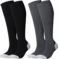 Chaussettes de cyclisme au-dessus du genou pour adultes, chaussettes de sport respirantes à compression, bas longs de sport pour le vélo en plein air