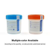 Tasses d'échantillon d'urine en plastique jetables stériles de 30ml et 60ml consommables médicaux pour la collecte d'urine