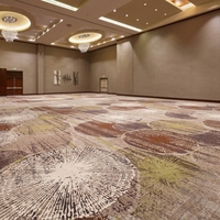 Moquette tissée Axminster pour salle de banquet et couloir d'hôtel 5 étoiles - Antidérapante, réversible, adaptée aux animaux domestiques, pour la maison, les voyages et les pique-niques