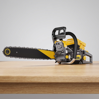 Tronçonneuse à essence industrielle haute puissance 27500W, guide-chaîne de 520 mm, portable, compacte, multifonctionnelle pour l'abattage d'arbres et la coupe de bois