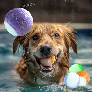 Groothandel Interactieve Stoere Gloeiende Lichte Hond Kauw Speelgoed Piepende Waterdichte Tandstructuur <span class=keywords><strong>Glow</strong></span> <span class=keywords><strong>In</strong></span> <span class=keywords><strong>Dark</strong></span> Tennisbal Drijvend Spel - Product Image 1