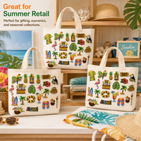 Kit de patchs d'été personnalisés pour sacs fourre-tout DIY, badges brodés tropicaux pour kits d'artisanat, cadeaux événementiels, fournisseur en gros