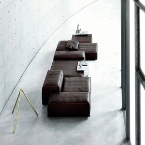 Mobilier de salon minimaliste italien Multi-Configuration DIY <span class=keywords><strong>module</strong></span> combiner canapé design - Product Image 4