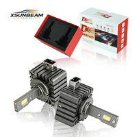 Accessoires de voiture haute puissance Canbus D1S, double tube en cuivre, éclairage automobile, phare LED, phare avant