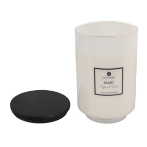 ELEVARRE Candela Profumata in Barattolo Blanc Saffron & Suede 88oz - Product Image 3
