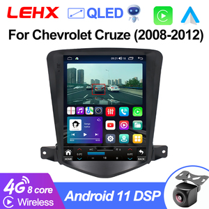 LEHX 8 Core 4G Android 12 autoradio portatile Chevrolet Cruze J300 2008-2012 stile <span class=keywords><strong>Tesla</strong></span> CarPlay <span class=keywords><strong>Auto</strong></span> 2 Din Stereo GPS QLED/OLED - Product Image 2