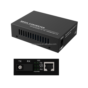 Convertidor de Medios Ópticos FTTH OEM/ODM de 25KM, 100M, Monomodo, Fibra Única, SC RJ45, 1310nm, SMF - Product Image 1