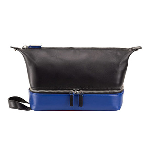 Customized Logo Eco-Friendly Stylish Leather Travel Wash <b>Bag</b> Waterproof Portable <b>Hanging</b> <b>Toiletry</b> Organizer Large Capacity Pouch - Product Image 2