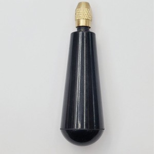 <b>Leather</b> Punch <b>Tool</b> Black Plastic Handle Brass Tip For Arts And Crafts Diy Use - Product Image 1