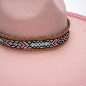 Chapeau à large bord en <span class=keywords><strong>feutre</strong></span> de laine synthétique élégant et simple de style euro-américain tendance pour femmes et hommes, chapeau de jazz classique pour les fêtes en plein air - Product Image 4