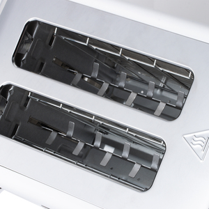 Température réglable <span class=keywords><strong>Blanc</strong></span> haute qualité ménage 2 Trancheuse Pain Grille-pain Petit-pain Grille-pain - Product Image 4