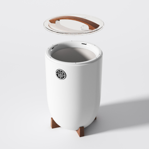 Seau chauffe-serviettes électrique 20L avec minuterie réglable, écran tactile, couvercle transparent effet graffiti et appairage magnétique à distance pour hôtels et spas - Product Image 6