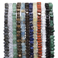 Perles de jade colorées et vibrantes de 6 à 10 mm, perles lâches polies de forme irrégulière, pour la création de bijoux faits à la main, bracelets, colliers, artisanat