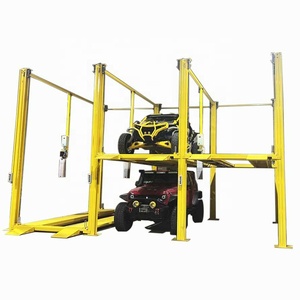 Lève-<span class=keywords><strong>voiture</strong></span> hydraulique à 4 poteaux et 3 niveaux homologué CE, robuste, pour <span class=keywords><strong>garage</strong></span> commercial - Product Image 6