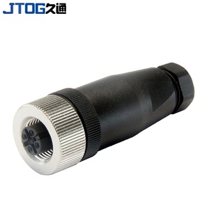 Không thấm nước <span class=keywords><strong>IP67</strong></span> nhựa 90 độ <span class=keywords><strong>Right</strong></span> Angled vít Doanh M12 lĩnh vực cài đặt wirable lắp ráp chấm dứt kết nối - Product Image 4