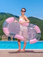Piscine gonflable d'été, transat flottant pour bronzage, lit de bronzage flottant, pack pratique